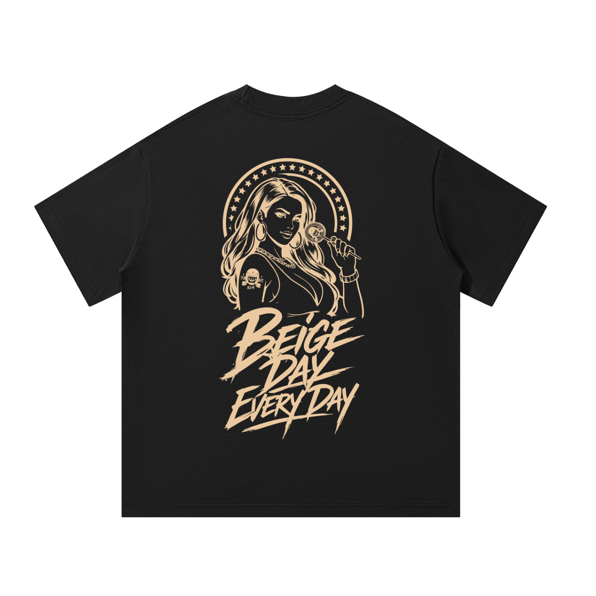 Beige Day Every Day - T-Shirt